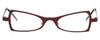 Harry Lary's French Optical Eyewear Kandy in Burgundy Red (707) 21 Power Choices