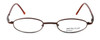Calabria MetalFlex Designer Eyeglasses 1003 in Brown :: Rx Bi-Focal