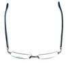 Bollé Designer Eyeglasses Bastille in Blue & Silver :: Rx Bi-Focal