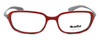 Bollé Neuilly Designer Eyeglasses in Opaque Red w/ Dark Gun :: Rx Bi-Focal