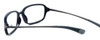 Bollé Neuilly Designer Eyeglasses in Shiny Black w/ Dark Gun :: Rx Bi-Focal