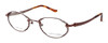 Judith Leiber Womens Designer Eyeglasses JL1635-02 in Brown :: Rx Bi-Focal