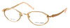 Judith Leiber Womens Designer Eyeglasses JL1635-06 in Gold :: Rx Bi-Focal