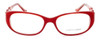 Judith Leiber Womens Designer Eyeglasses JL1639-06 in Red :: Rx Bi-Focal