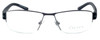 OGA Designer Eyeglasses 7922O-GN052 in Gunmetal & Green :: Rx Bi-Focal