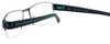 OGA Designer Eyeglasses 7922O-GN052 in Gunmetal & Green :: Rx Bi-Focal
