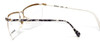 Anne Klein II Designer Eyeglasses 2059-809 in White Leopard :: Rx Bi-Focal