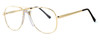 Fashion Optical Designer Eyeglasses Michael in Gold 48mm :: Rx Bi-Focal