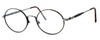 Regency International Designer Eyeglasses Prep in Dark Amber & Antique Silver 49mm :: Rx Bi-Focal