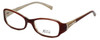 Guess by Marciano Designer Eyeglasses GM142-AMB in Amber :: Rx Bi-Focal
