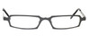 Harry Lary's French Designer Reading Glasses Hutchy 329 in Gunmetal Silver Black