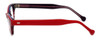 Calabria Elite Designer Eyeglasses CE102 in Red Fade :: Rx Bi-Focal