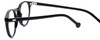 Calabria Elite Designer Eyeglasses CE104 in Black :: Rx Bi-Focal