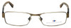 Argyleculture Designer Eyeglasses Dorsey in Gold :: Rx Bi-Focal