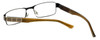 Argyleculture Designer Eyeglasses Dorsey in Gold :: Rx Bi-Focal