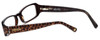 Dereon DOC318 Designer Eyeglasses in Brown/Cheetah :: Rx Bi-Focal