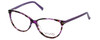 Calabria Viv Designer Eyeglasses 821 in Purple :: Rx Bi-Focal