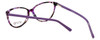 Calabria Viv Designer Eyeglasses 821 in Purple :: Rx Bi-Focal