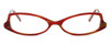 Harry Lary's French Optical Eyewear Stacey in Red & Brown (930)