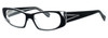 Harry Lary's French Optical Eyewear Kinky Black Crystal Vector 21 Power Choices