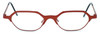 Harry Lary's French Optical Eyewear Lee 881 Metallic Red Black 21 Power Choices