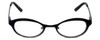 Cinzia Designer Eyeglasses Splendid C1 in Black Sage 46mm :: Rx Bi Focal