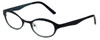 Cinzia Designer Eyeglasses Splendid C1 in Black Sage 46mm :: Rx Bi Focal