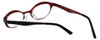 Cinzia Designer Eyeglasses Splendid C3 in Black Red 46mm :: Rx Bi Focal