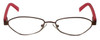Cinzia Designer Eyeglasses Trendies Chilly C1 in Bronze Pink 50mm :: Rx Bi Focal
