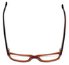 Vera Wang Designer Eyeglasses V069 in Burgundy-Horn 52mm :: Rx Bi-Focal