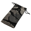 Camouflage Micro-Fiber Drawstring Eyglasses/Sunglasses Case Blue or Green Camo