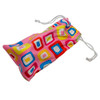 Artistic Drawsting Eyeglass Pouch Case Colorful Flowers Shapes 5 To Choose From