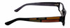 Calabria 855 Authentic Stained Wood Inlay Designer Reading Glasses w/ Hard Case