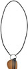 LA LOOP 972LP Designer Eyeglass Necklace Handmade Italian Braided Leather Black
