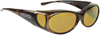 Jonathan Paul Polarized Fitovers Sunglasses Small Aurora in Brown-Marble&Yellow