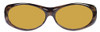 Jonathan Paul Polarized Fitovers Sunglasses Small Aurora in Brown-Marble&Yellow