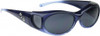 Jonathan Paul Polarized Fitovers Small Aurora Sapphire Purple Blue & Gray AR004S