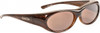 Jonathan Paul Polarized Fitovers Eyewear Small Binya Brown-Feather&Amber BN003A