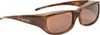 Jonathan Paul Polarized Fitovers Eyewear Small Euroka Brown-Marble&Amber EU003A