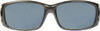 Jonathan Paul Fitover Eyewear Sunglasses SMALL Razor in Gun-Metal & Gray RZ005