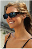 Jonathan Paul Polarized Fitovers Eyewear Small Euroka in Gun-Metal & Blue Mirror
