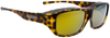 Jonathan Paul Polarized Fitovers Large Quamby in Cheetah & Gold Mirror QL003YM