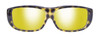 Jonathan Paul Polarized Fitovers Large Quamby in Cheetah & Gold Mirror QL003YM