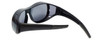 Calabria 7659 Polarized FitOver Sunglasses Large Size Fit Wear Over Eyeglasses