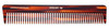 Speert Handmade Swiss European Comb Style #15 7 Inch Wide Tortoise Havana Brown