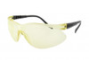 Sport Safety Glasses Z87 Safety Rated in Black & Yellow STS-15-1