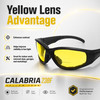 Calabria 23BF Bi-Focal Safety Glasses UV Protect Yellow Copper Rate ShatterProof