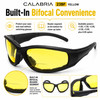 Calabria 23BF Bi-Focal Safety Glasses UV Protect Yellow Copper Rate ShatterProof