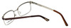 Eddie Bauer Designer Semi-Rimless Reading Glasses EB8237 Brown 51mm CHOOSE POWER
