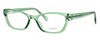 Enhance Optical Designer Reading Glasses 3903 in Jade Green Crystal Cateye 49 mm